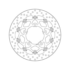 Brembo Serie Oro Floating Front Brake Disc for Suzuki GSX 600 R/GSX 750 R/GSX 1000 R