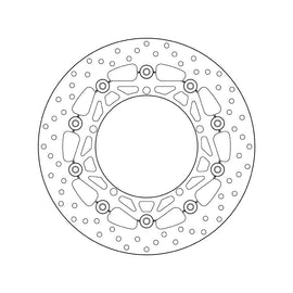 Brembo Serie Oro Floating Front Brake Disc for Triumph Speed Triple 1050 ABS/S ABS
