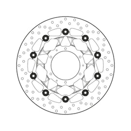 Brembo Serie Oro Floating Front Brake Disc for Honda CBR1000RR/RR ABS/RR Fireblade