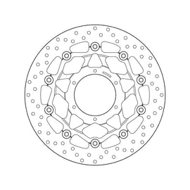 Brembo Serie Oro Floating Front Brake Disc for Honda CBR1000RR/VTR 1000 SP1/SP2