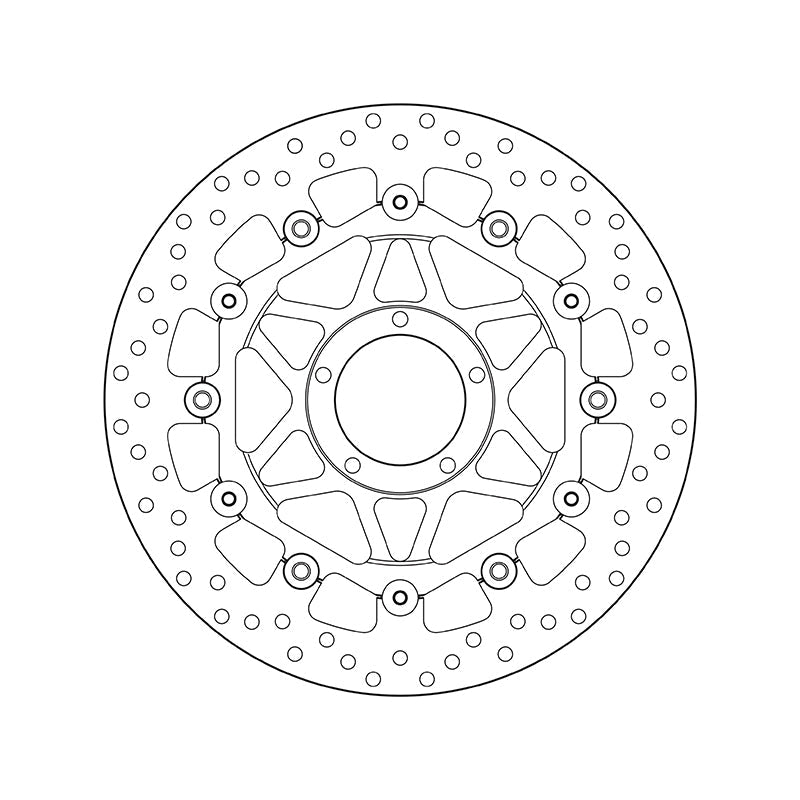 Brembo Serie Oro Floating Front Brake Disc for most Ducati Models