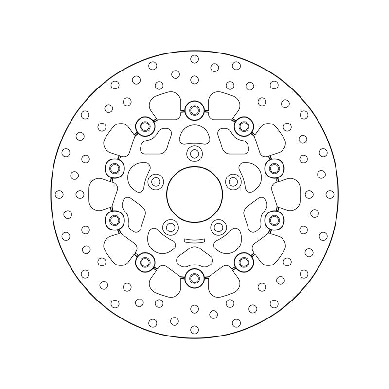 Brembo Serie Oro Floating Front Brake Disc for Harley-Davidson Models