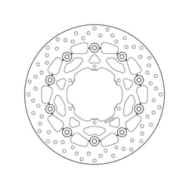 Brembo Serie Oro Floating Front Brake Disc for BMW F 700 GS/F 800 GS/Adventure