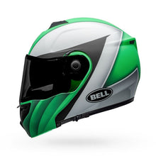 Load image into Gallery viewer, Bell SRT Modular Presence Motorcycle Helmet - Matte/Gloss/Green/White/Black