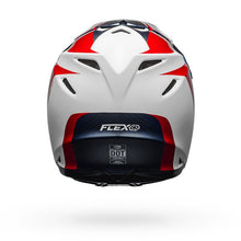 Load image into Gallery viewer, Bell Moto-9 Flex Division Motorcycle Helmet - Matte/Gloss/White/Blue/Red