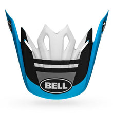 Load image into Gallery viewer, Bell Replacement Moto-9 MIPS Prophecy Helmet Visor - Matte White/Black/Blue