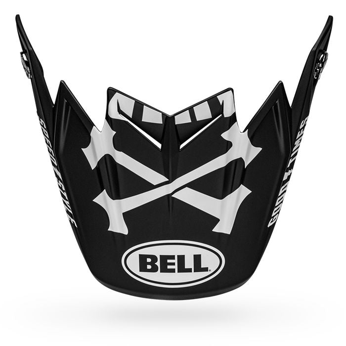 Bell Replacement Moto-9 Flex Fasthouse WRWF Helmet Visor - Matte-Gloss Black-White