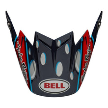 Load image into Gallery viewer, Bell Replacement Moto-9 Flex Peak - McGrath Replica Gloss Blue
