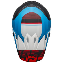 Bell MX-9 MIPS Strike Replacement Helmet Visor - Black/Blue/White