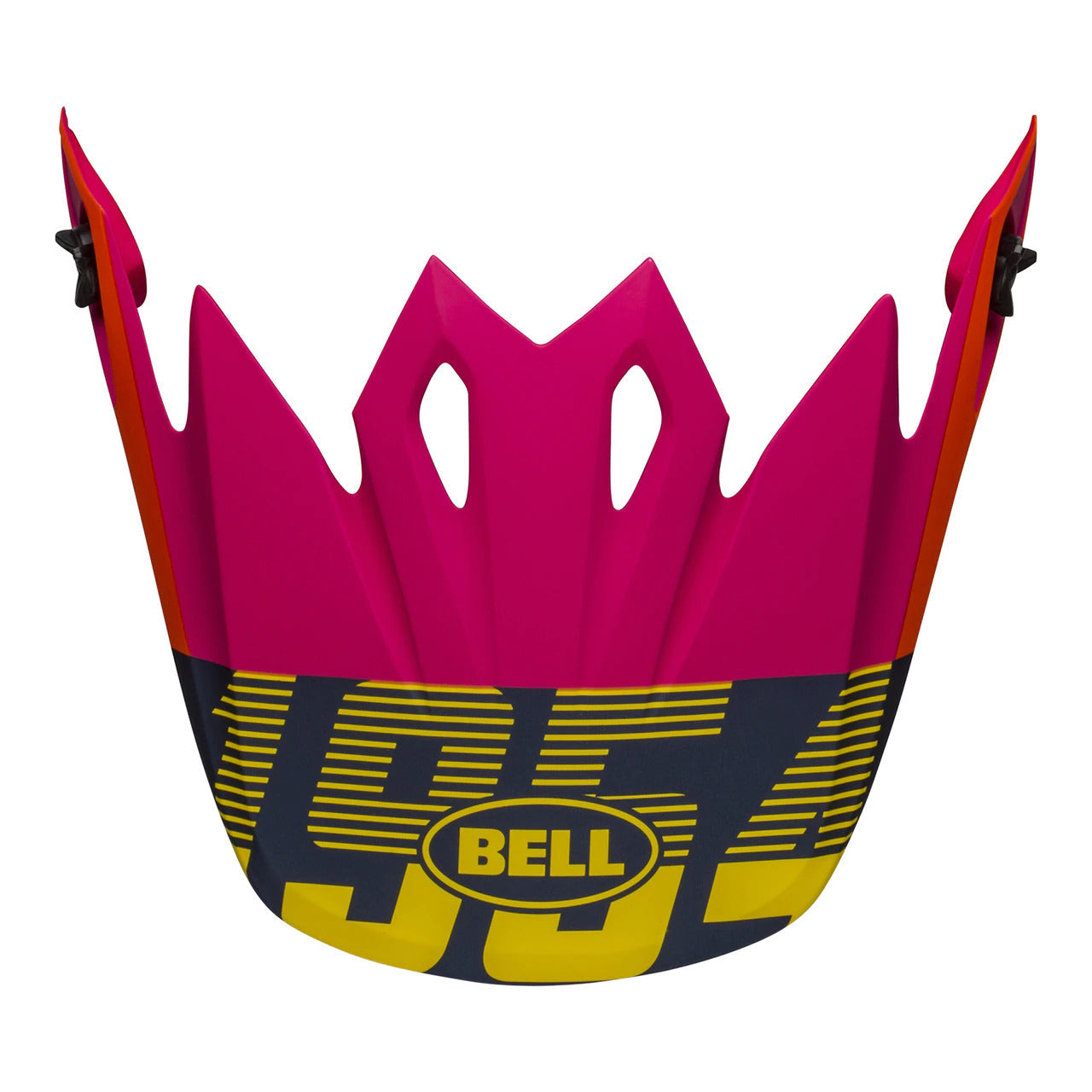 Bell MX-9 MIPS Strike Replacement Helmets Visor - Matte Blue/Orange/Pink