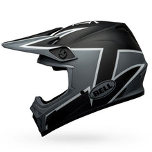 Load image into Gallery viewer, Bell MX-9 MIPS SE Twitch Motorcycle Helmet - Matte Black/Gray/White