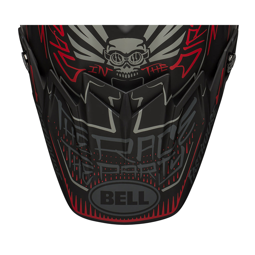 Bell Replacement Moto-9 Flex Peak - Fasthouse DITD Black/Gray/White