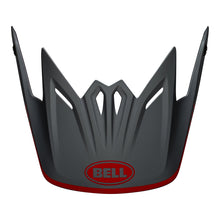 Load image into Gallery viewer, Bell Replacement Youth Moto-9 Peak - Louvre Matte Red/Grey