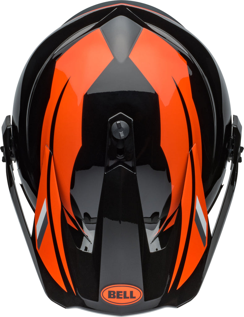 Bell MX-9 ADV Peak - Alpine - Black/Orange