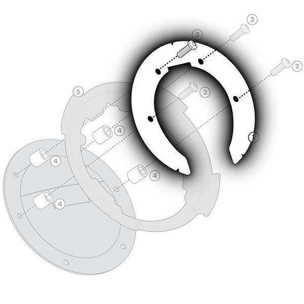 Givi BF34 Benelli Leoncino 500 (17-19) Off Road Motorcycle Tanklock Flange