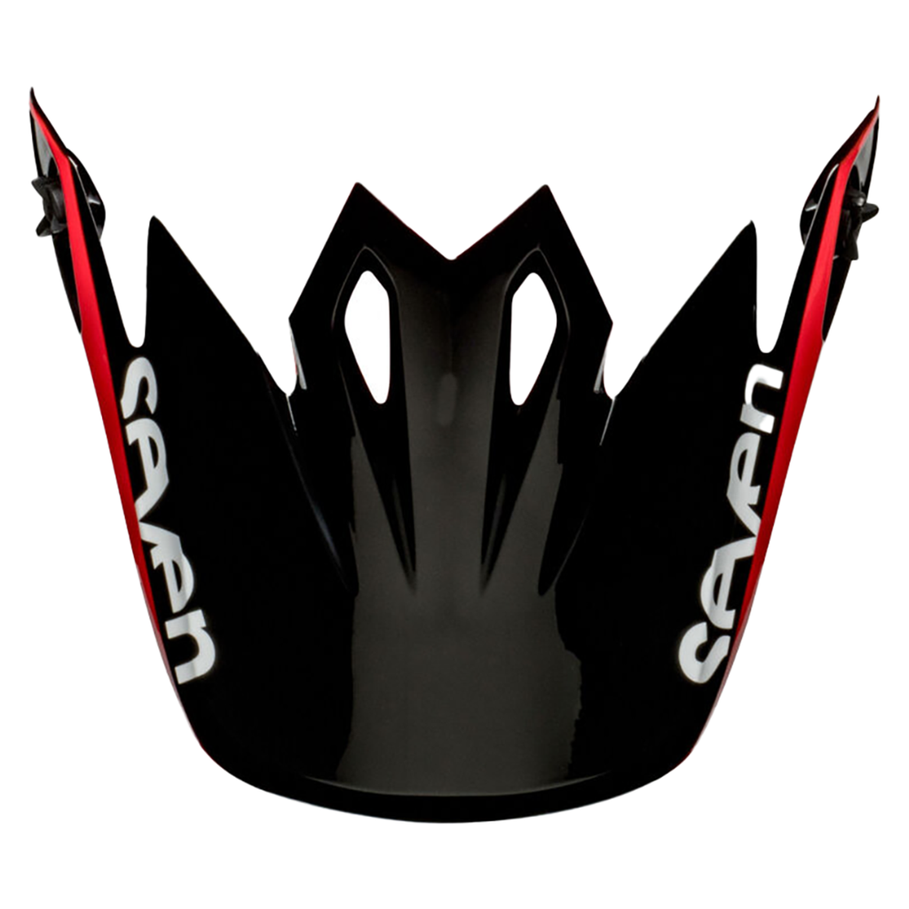 Bell Replacement MX-9 Peak - Seven Phaser Red/Black