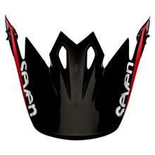 Load image into Gallery viewer, Bell Replacement MX-9 Peak - Seven Phaser Red/Black