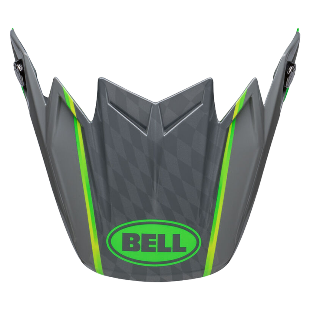 Bell Replacement Moto-9 Flex Peak - Sprite Grey/Green