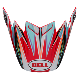 Bell Replacement Moto-9 Flex Peak - Tagger Edge White/Aqua