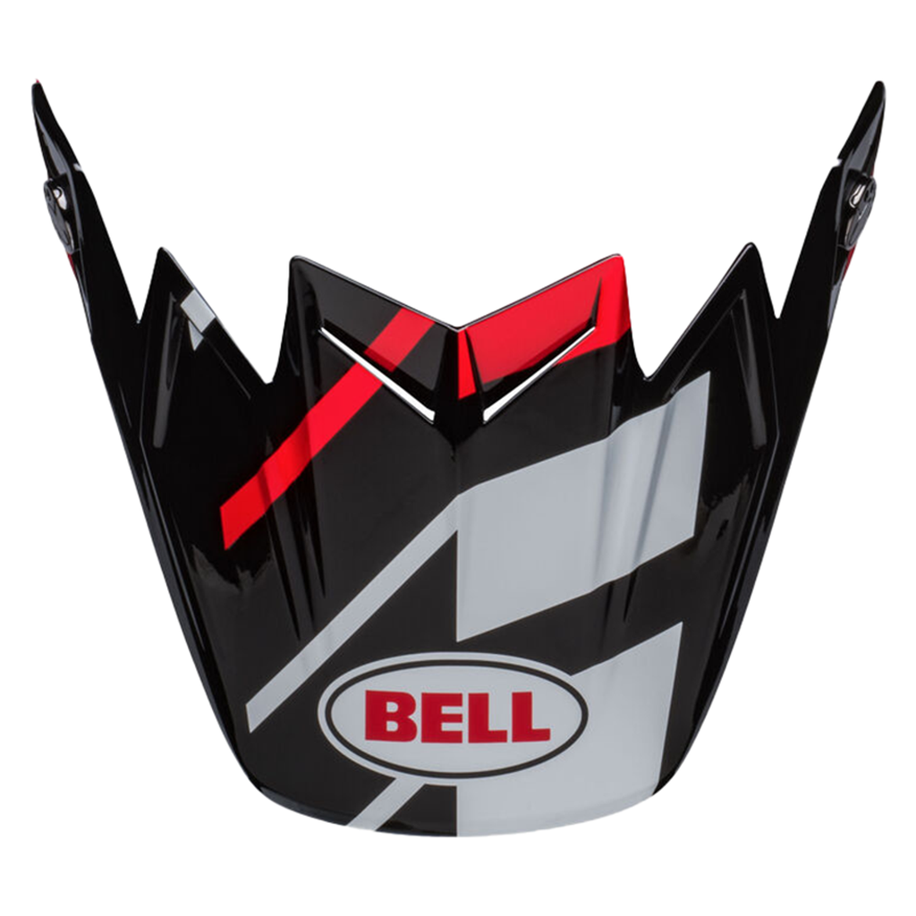 Bell Replacement Moto-9 Flex Peak - Banshee Black/Red