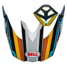 Load image into Gallery viewer, Bell Replacement Moto-10 Peak and Mouthpiece - Tomac 24 White/Gold