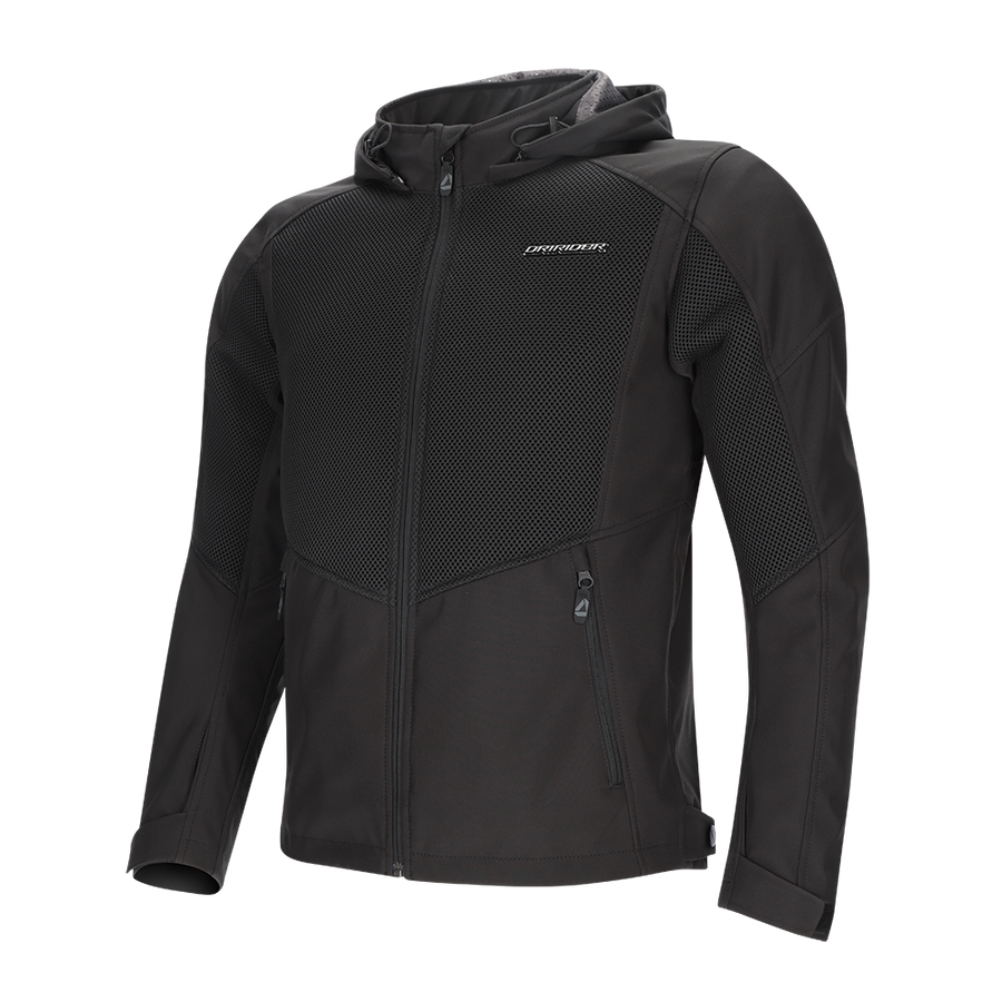 Dririder BLVD II Air Soft Shell Casual Hoody - Black