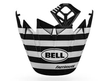 Load image into Gallery viewer, Bell Moto-9 Visor/Mouthpiece Kit - Fasthouse Matte White/Black