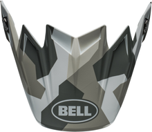 Load image into Gallery viewer, Bell Replacement Moto-9S Flex Peak - Rover White/Camo