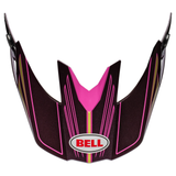 Bell Replacement Moto-10 Peak and Mouthpiece - Tagger Purple Haze
