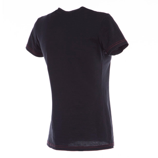 Dainese Women's Casual Speed Demon Black/Red T-Shirt