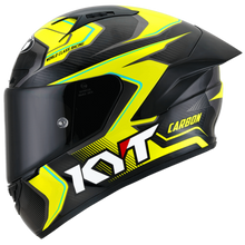 Load image into Gallery viewer, KYT NZ Race Competition Helmet - Yellow-Carbon