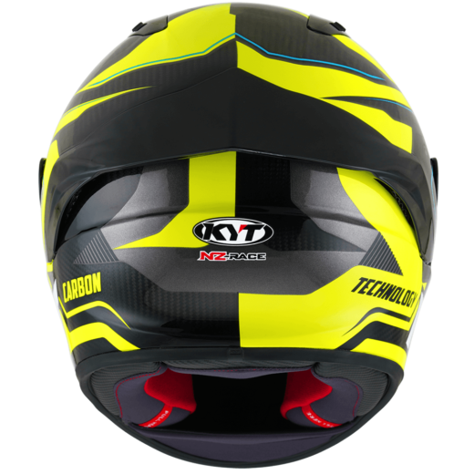 KYT NZ Race Competition Helmet - Yellow-Carbon