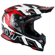 Load image into Gallery viewer, KYT Skyhawk Digger Peak - Matt White/Red