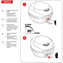Load image into Gallery viewer, GIVI Monolock 30 Litre Top Bag Cases With Universal Mouting Plate - Black