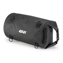 Load image into Gallery viewer, GIVI EA114BK Waterproof Cylinder seat 30 Litre Tail Bag - Black