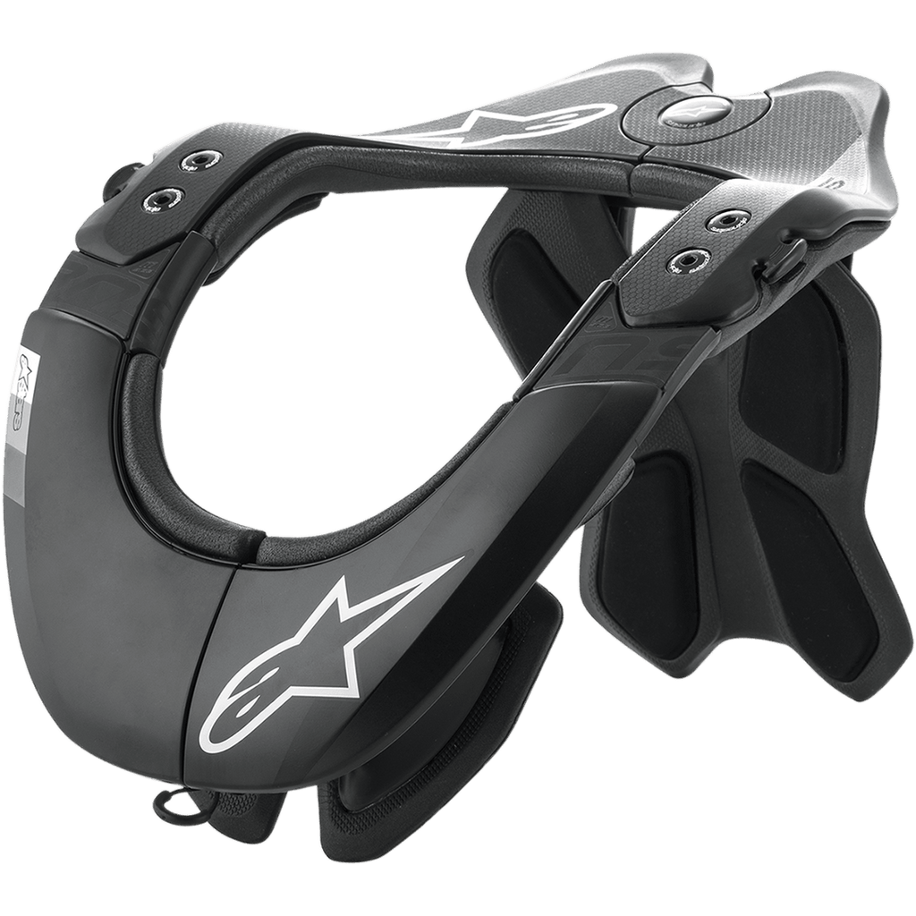 Alpinestars BNS Tech 2 Neck Support - Black / Grey - View 1 | Everest Motorcycles