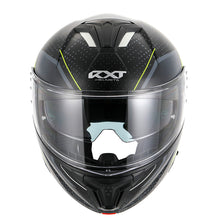 Load image into Gallery viewer, RXT 918 Flip-Up Fusion Matte Black/Grey/Fluro Yellow Helmet