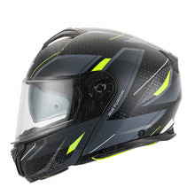 Load image into Gallery viewer, RXT 918 Flip-Up Fusion Matte Black/Grey/Fluro Yellow Helmet