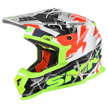 Load image into Gallery viewer, SMK Allterra Fulmine (GL174) Helmet - White Orange Yellow