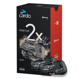 Cardo FREECOM 2X (JBL Audio) Bluetooth Intercom - DUO KIT
