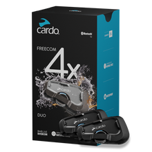 Load image into Gallery viewer, Cardo FREECOM 4X (JBL Audio) Bluetooth Intercom - DUO KIT