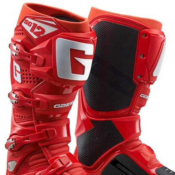 Gaerne SG-12 Motocross Boots - Red - MotoHeaven