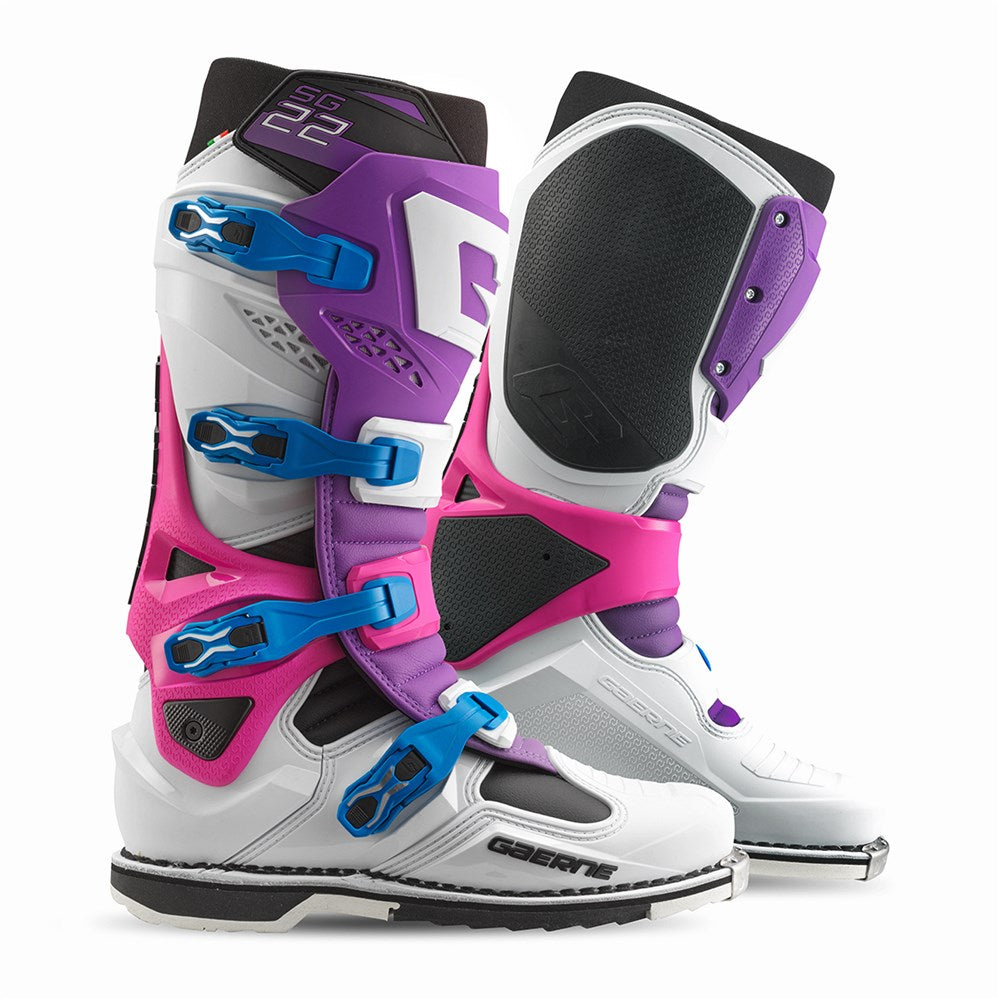 Gaerne SG-22 Limited Edition Boots - Purple/White/Pink