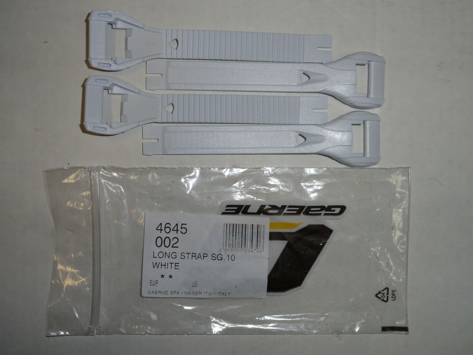 Gaerne Long Replacement Strap For Boots SG-10/SG-12 Fastback (4 Pkt) - White