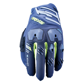 Five E1 Enduro Gloves - Navy/Fluro