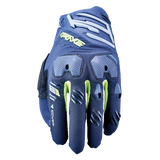 Five E1 Enduro Gloves - Navy/Fluro