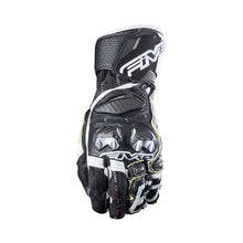 Load image into Gallery viewer, Five RFX Race Motorcycle Gloves - Black/White