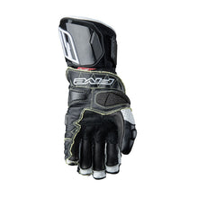 Load image into Gallery viewer, Five RFX Race Motorcycle Gloves - Black/White