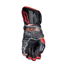 Load image into Gallery viewer, Five RFX Race Motorcycle Gloves - Black/Red