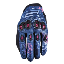 Load image into Gallery viewer, Five Stunt Evo 2 Woman Waterproof Gloves - Flowers Pink